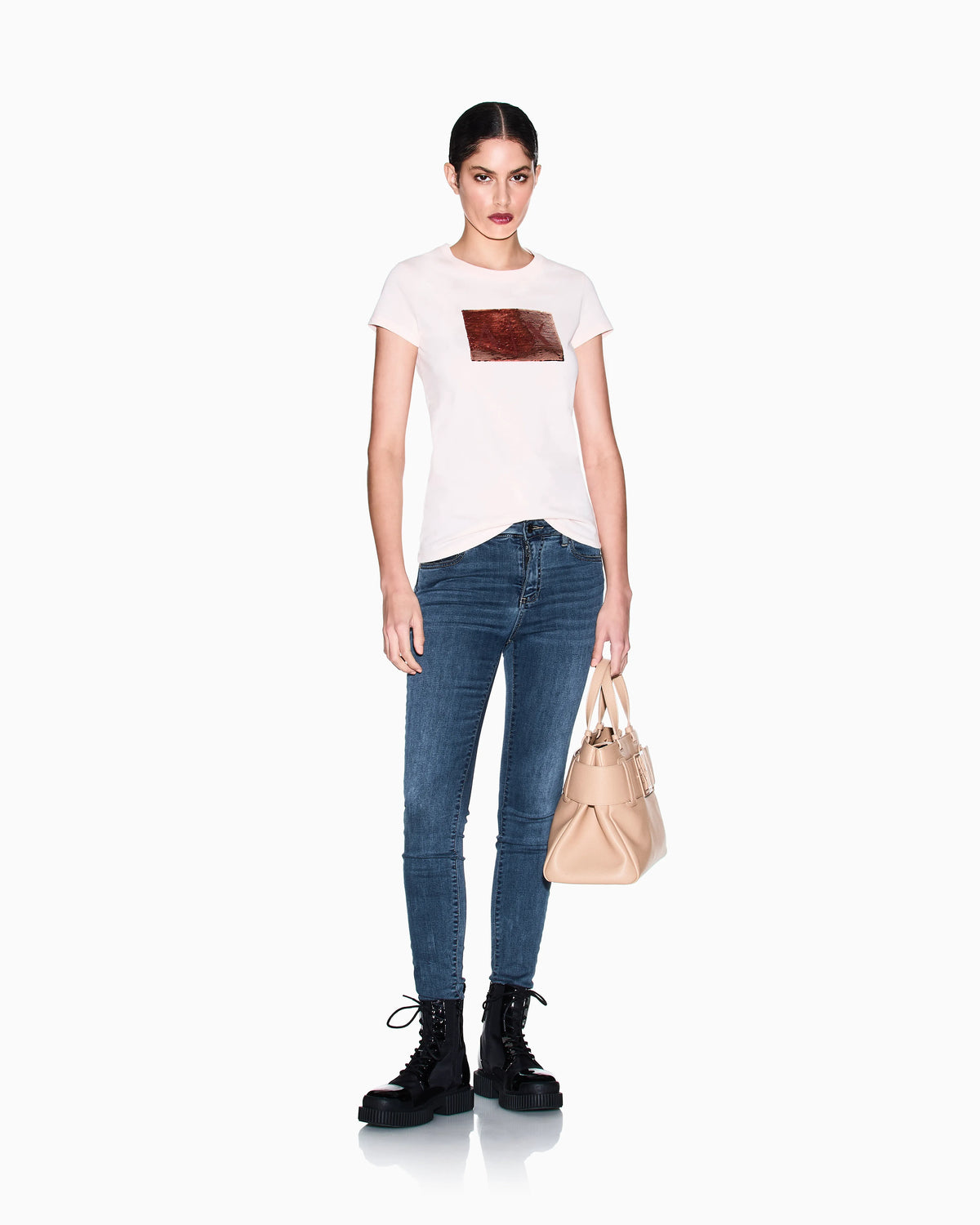 slim fit t-shirt cotton jersey