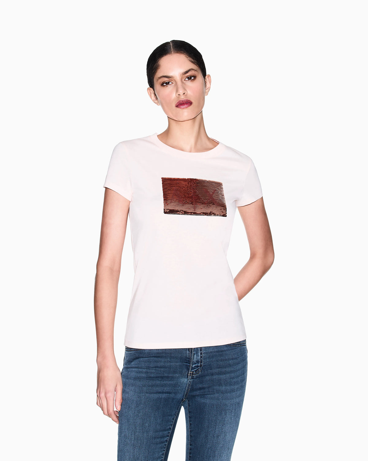 slim fit t-shirt cotton jersey