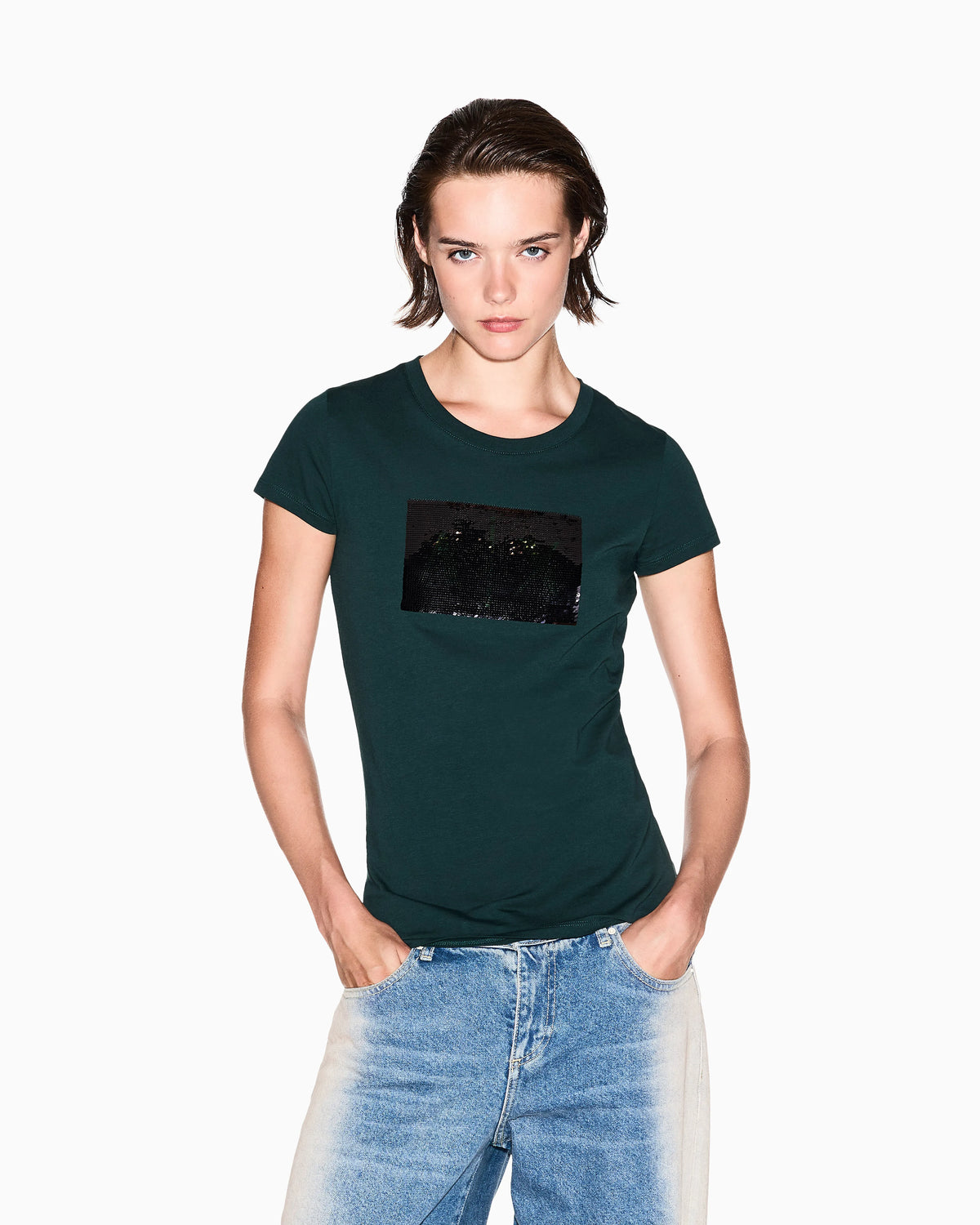slim fit t-shirt cotton jersey