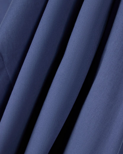 Slim-fit dress shirt in stretch cotton satin Essential