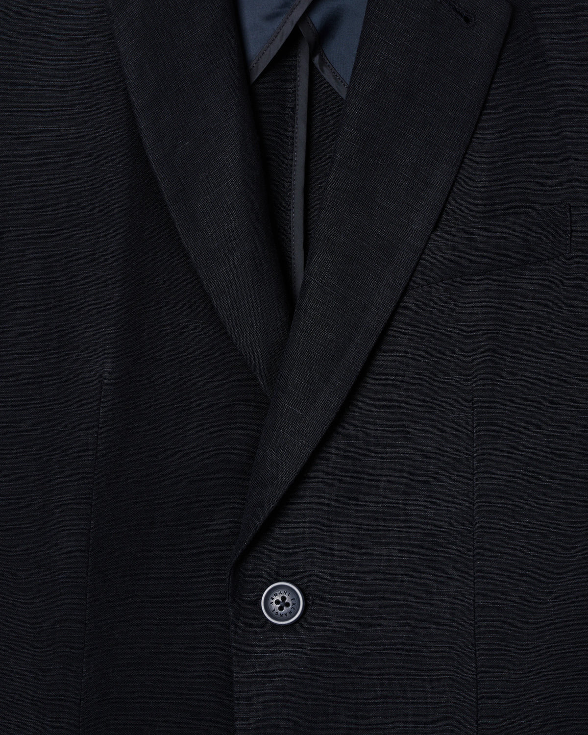 Two-button jacket in linen and viscose