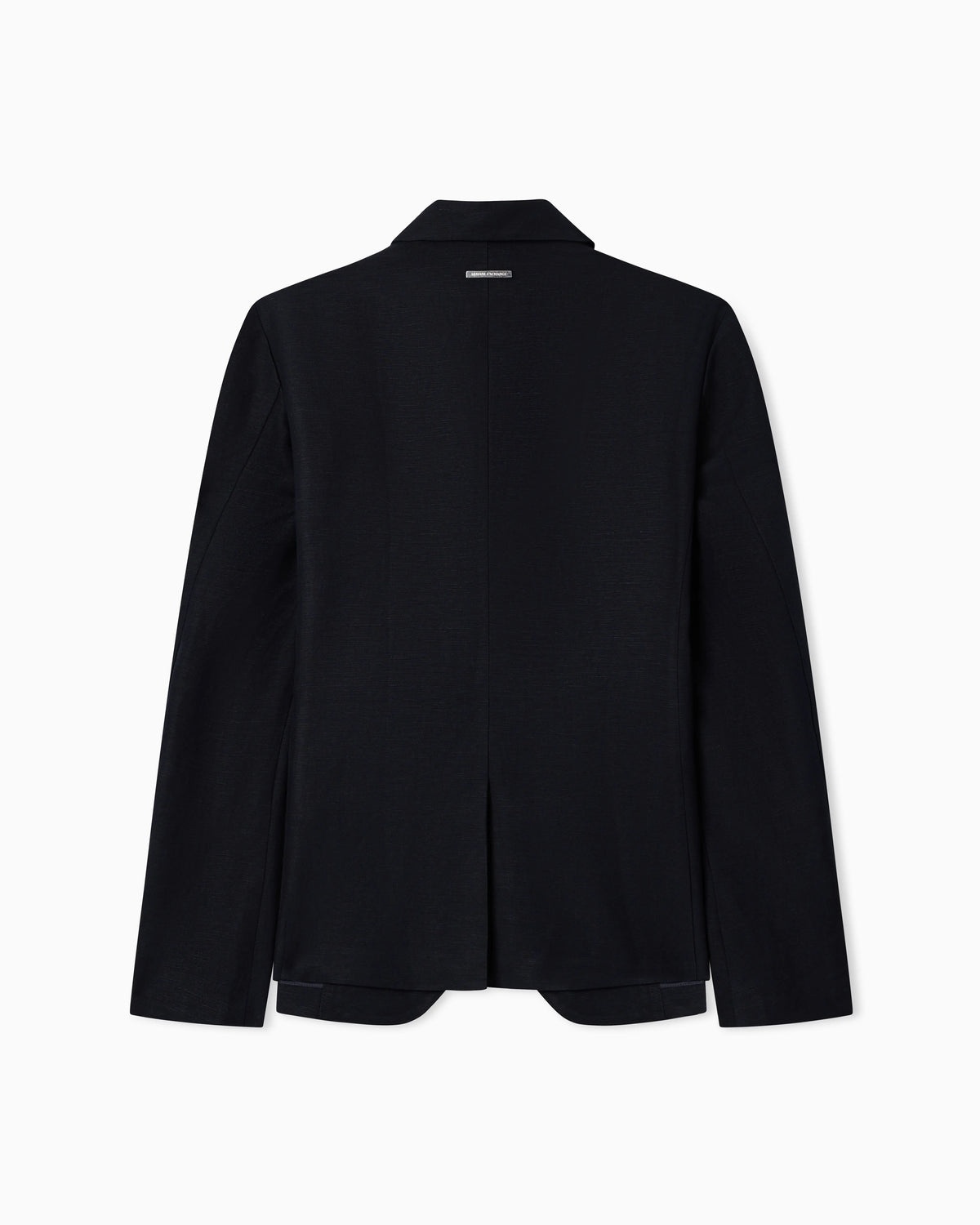 Two-button jacket in linen and viscose
