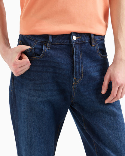 J13 slim fit jeans in indigo denim