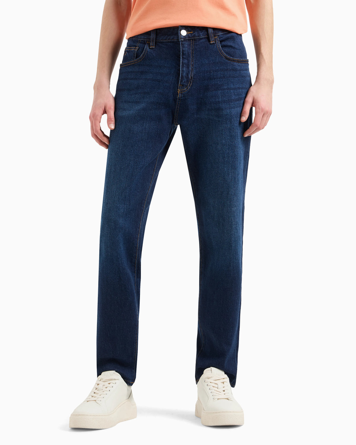 J13 slim fit jeans in indigo denim