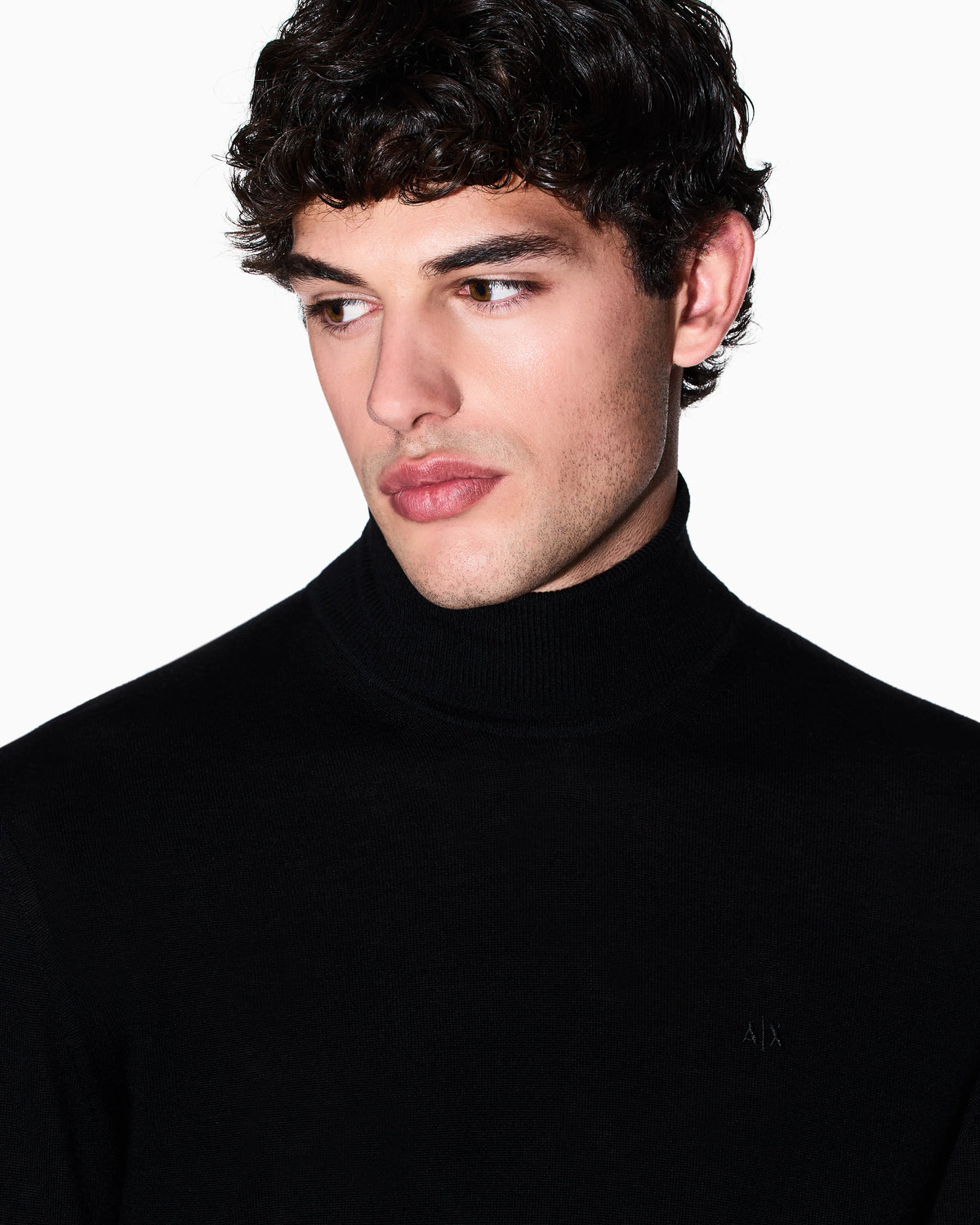 Turtleneck sweater in merino wool