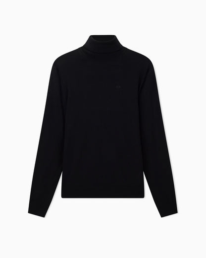 Turtleneck sweater in merino wool