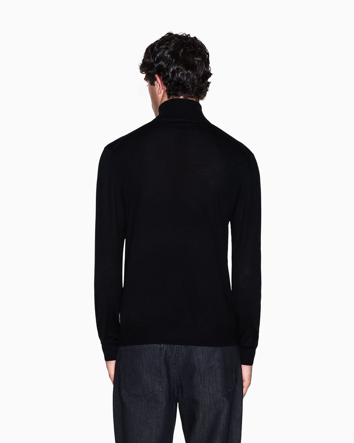 Turtleneck sweater in merino wool
