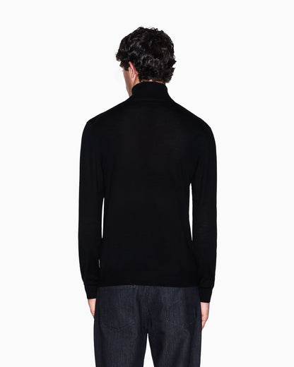 Turtleneck sweater in merino wool