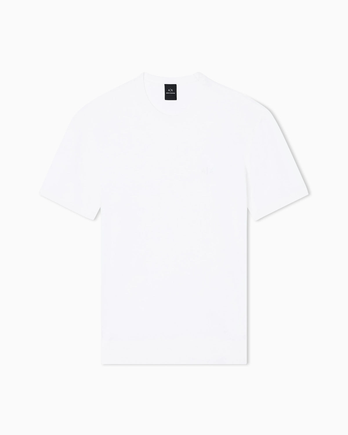 Cotton crew neck t-shirt with embroidered logo Essential