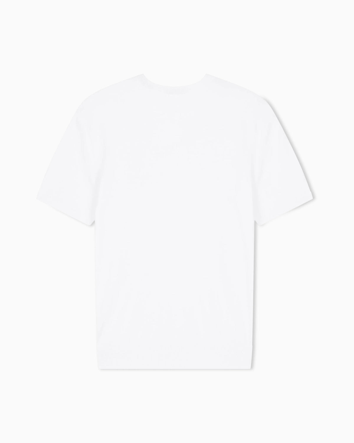 Cotton crew neck t-shirt with embroidered logo Essential