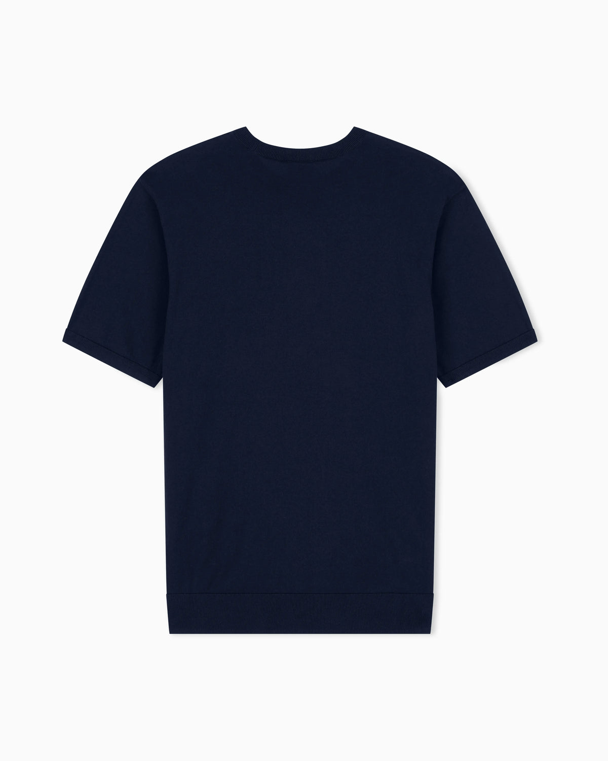 Cotton crew neck t-shirt with embroidered logo Essential