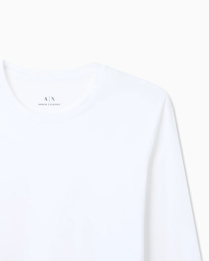 Long-sleeve t-shirt in Pima cotton jersey Essential
