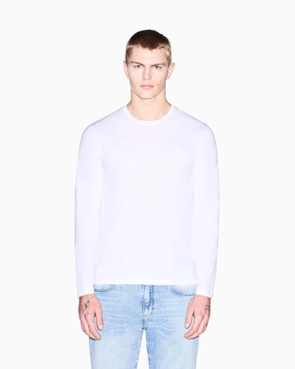 Long-sleeve t-shirt in Pima cotton jersey Essential