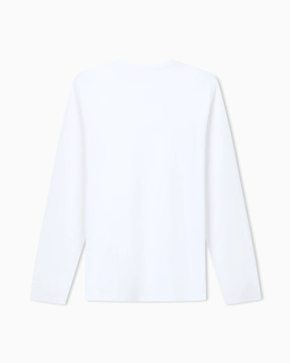 Long-sleeve t-shirt in Pima cotton jersey Essential