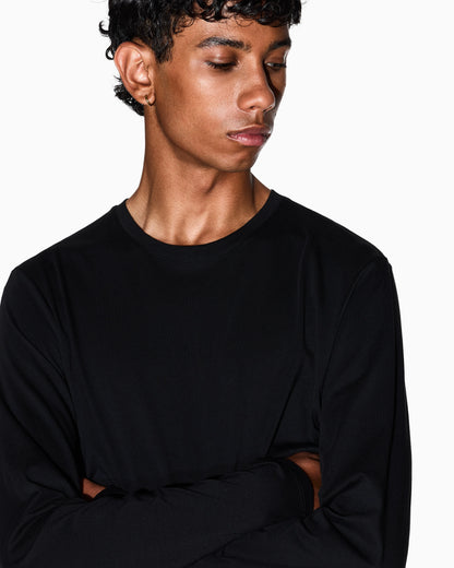 Long-sleeve t-shirt in Pima cotton jersey Essential