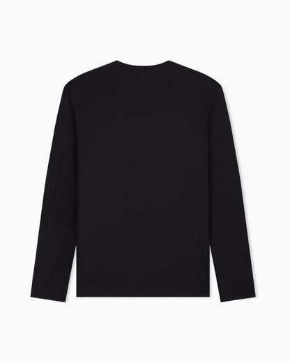 Long-sleeve t-shirt in Pima cotton jersey Essential
