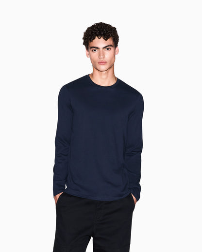 Long-sleeve t-shirt in Pima cotton jersey Essential