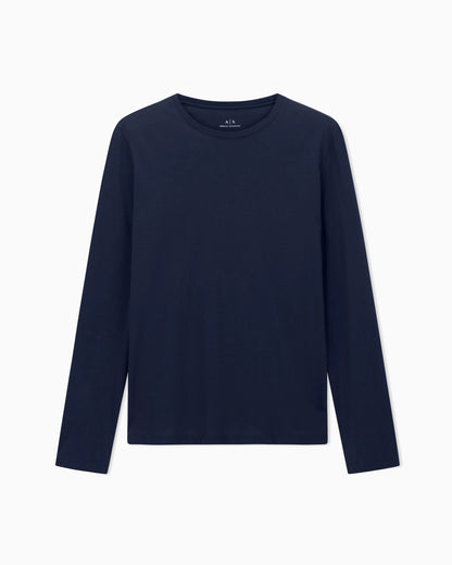 Long-sleeve t-shirt in Pima cotton jersey Essential