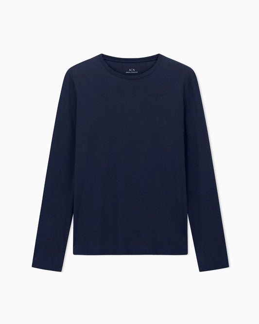 Long-sleeve t-shirt in Pima cotton jersey Essential