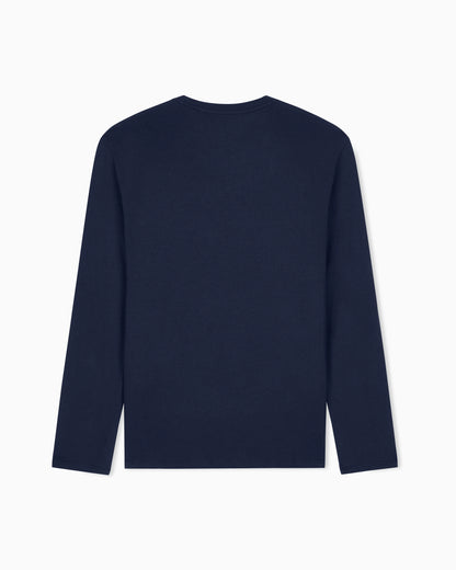 Long-sleeve t-shirt in Pima cotton jersey Essential