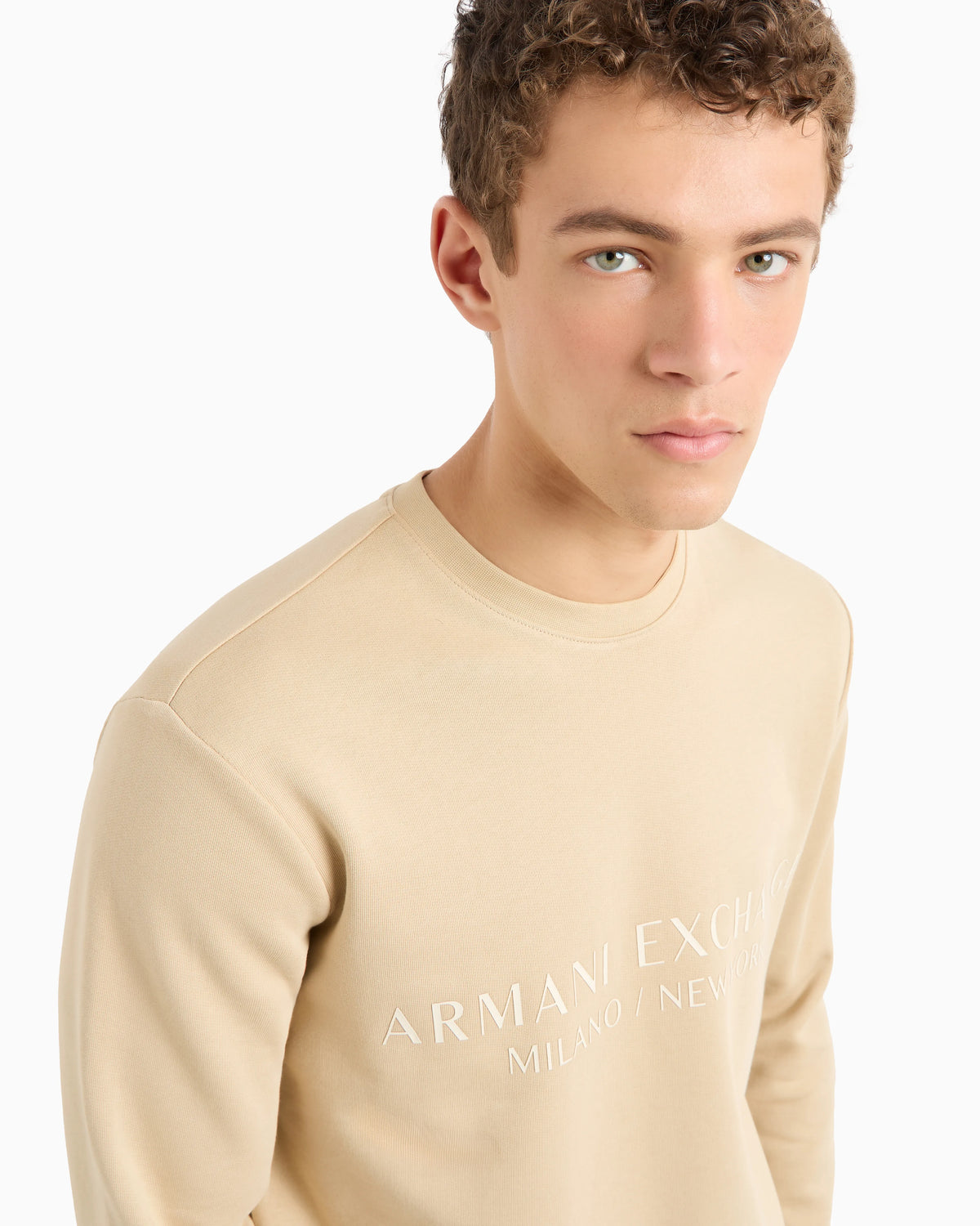 Stretch fabric sweatshirt