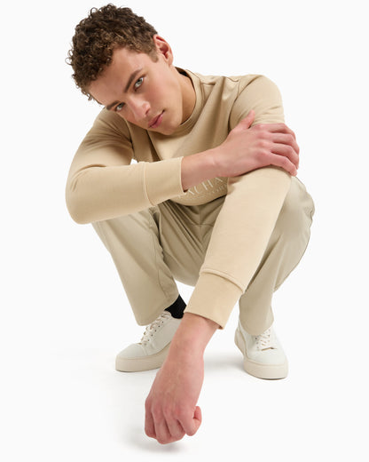 Stretch fabric sweatshirt