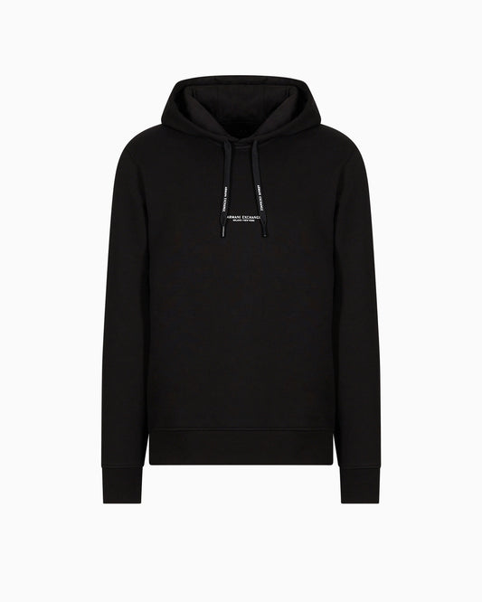 French Terry Cotton Hoodie with Logo