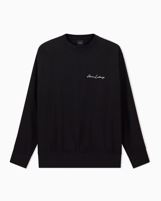 Fleece sweatshirt in viscose