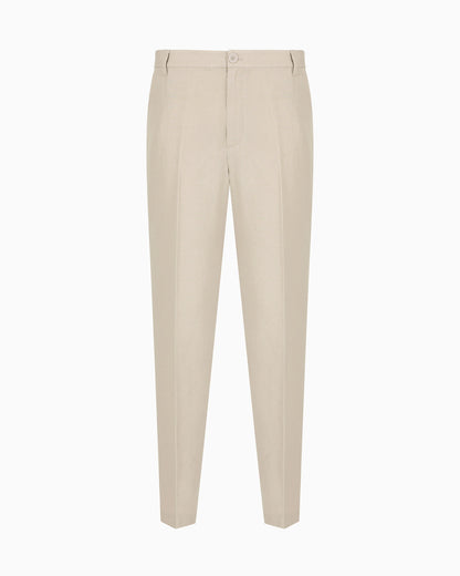 Poplin chino trousers