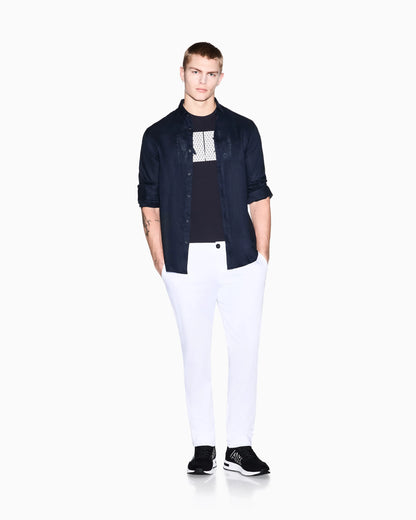 Slim fit chinos in stretch cotton