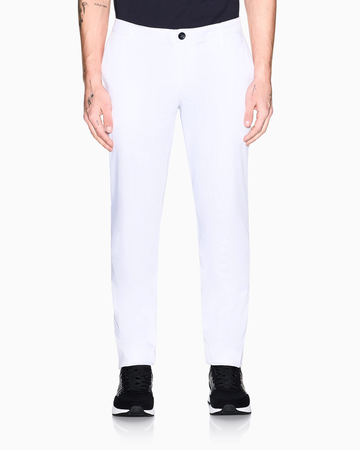 Slim fit chinos in stretch cotton