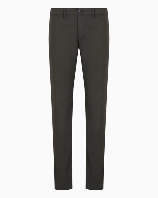 Slim fit chinos in stretch cotton
