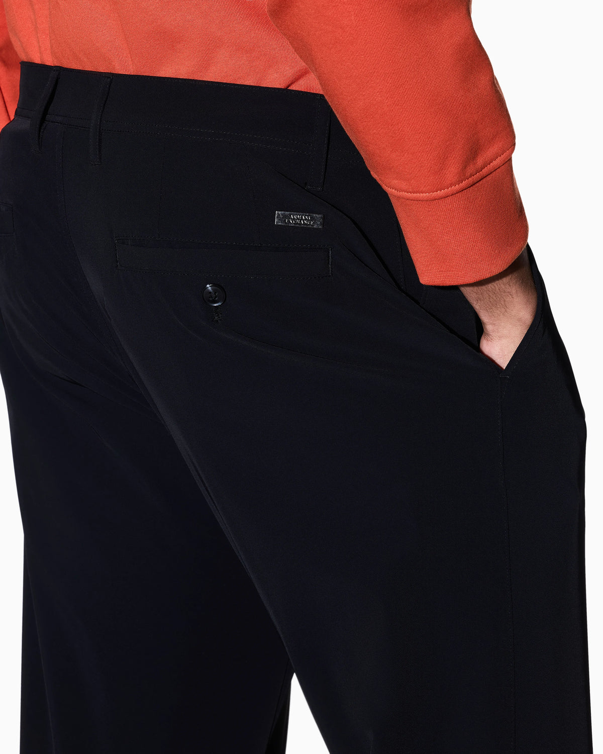 Slim-fit trousers in ultra stretch twill Essential
