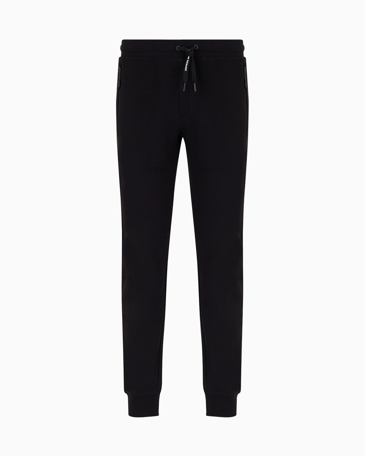 Soft yarn jogger pants with logo