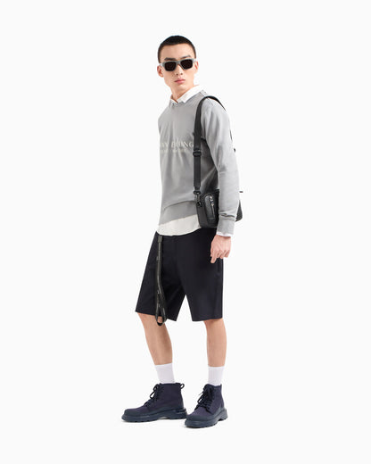 Bermuda shorts in stretch gabardine
