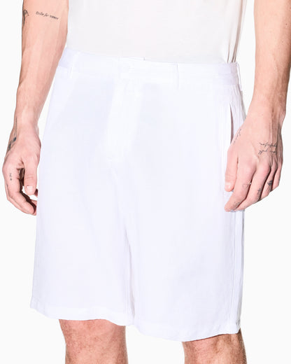 Bermuda shorts in stretch gabardine