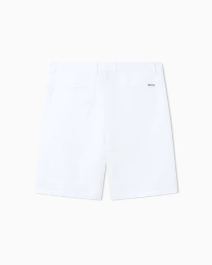 Bermuda shorts in stretch gabardine