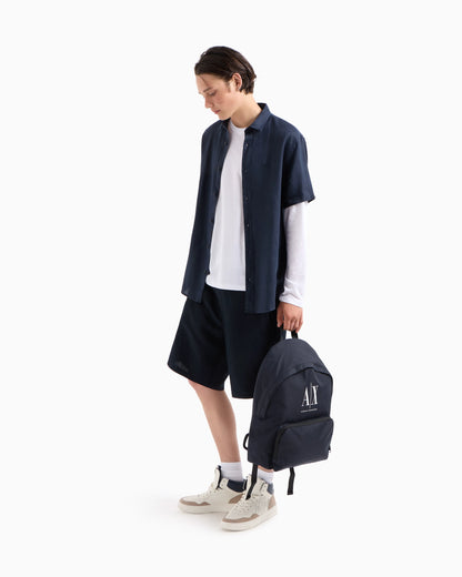 Bermuda shorts in stretch gabardine