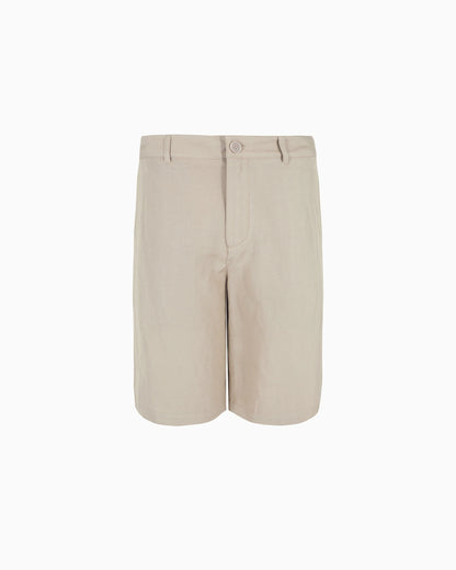 Bermuda shorts in stretch gabardine