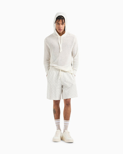 Trousers in flowing fabric