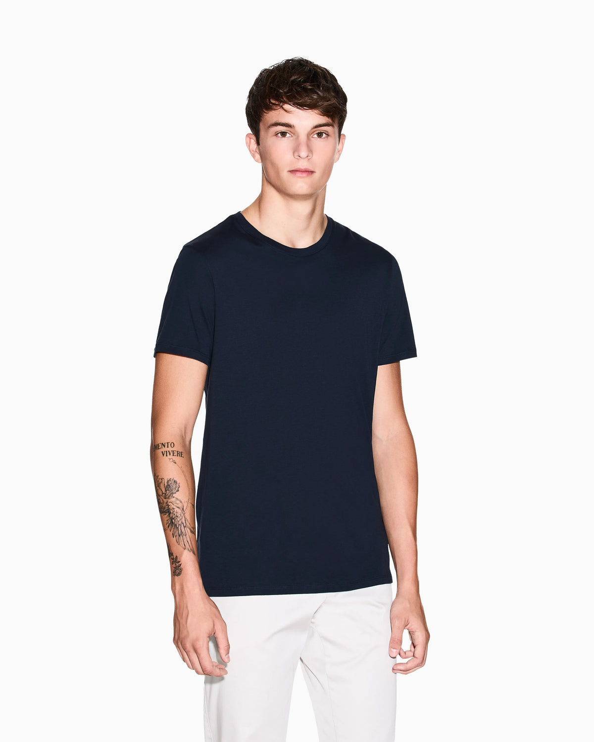slim fit t-shirt in Pima cotton jersey