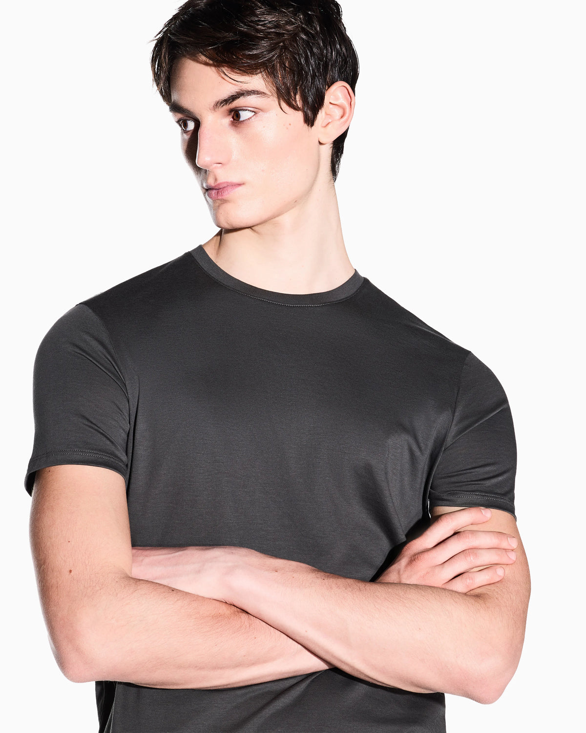 slim fit t-shirt in Pima cotton jersey