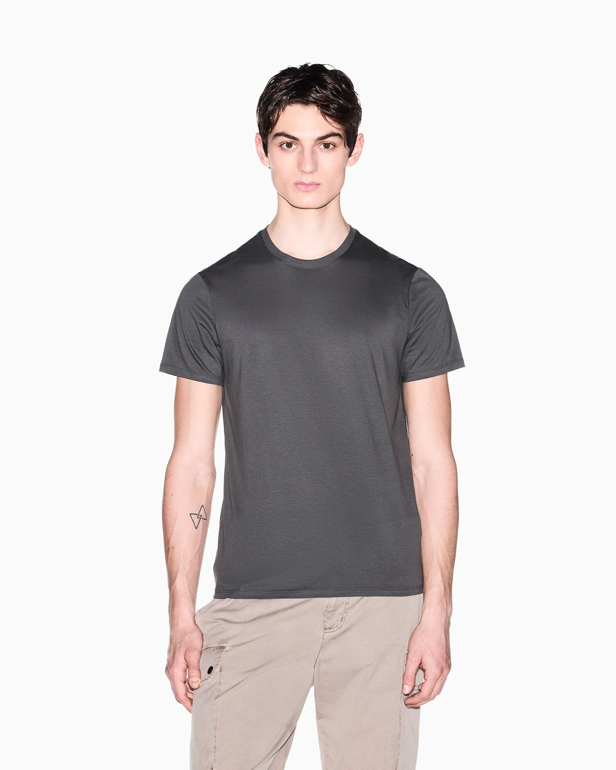 slim fit t-shirt in Pima cotton jersey