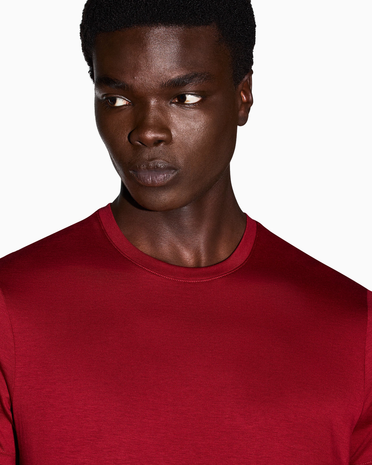 slim fit t-shirt in Pima cotton jersey
