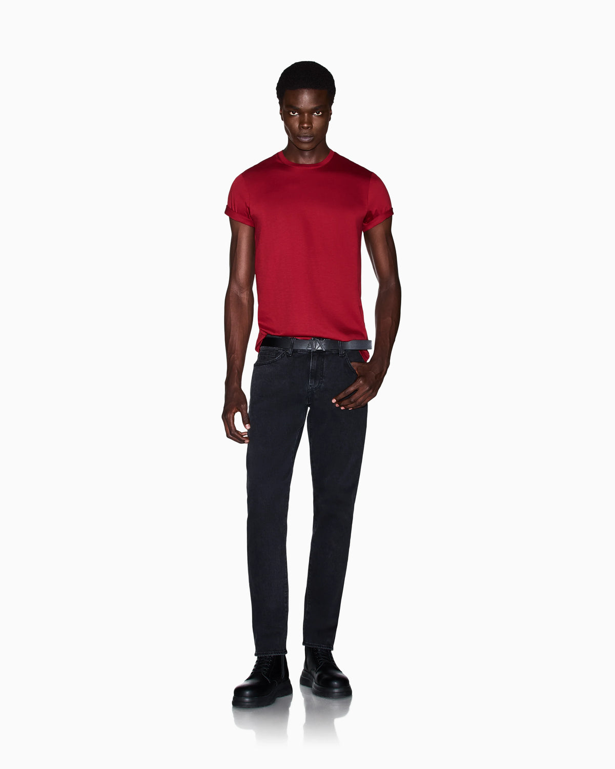 slim fit t-shirt in Pima cotton jersey