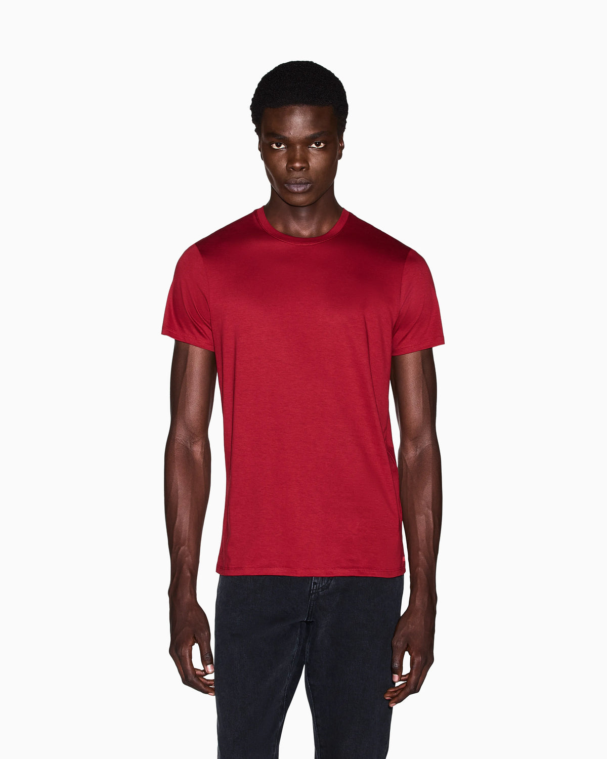 slim fit t-shirt in Pima cotton jersey