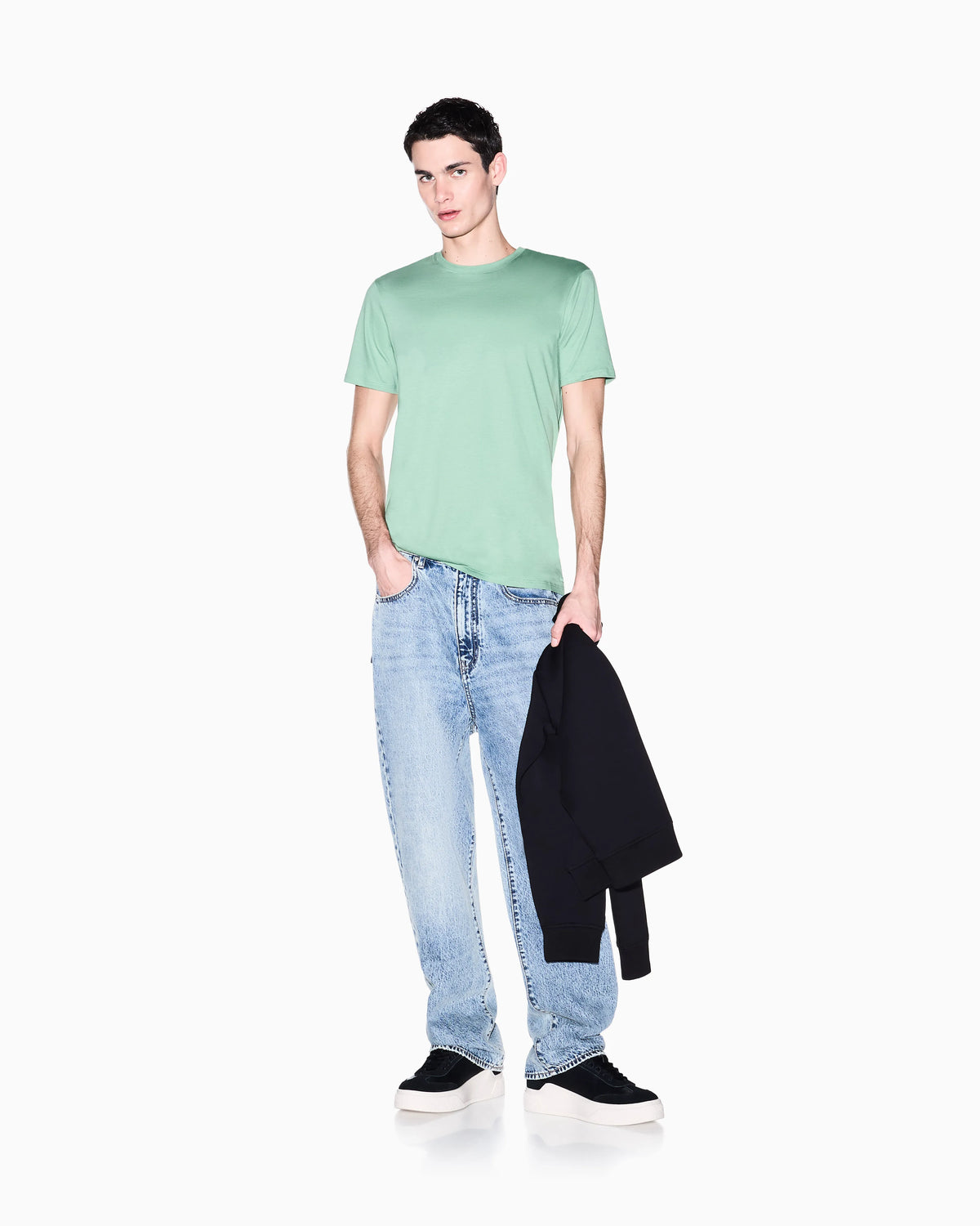 slim fit t-shirt in Pima cotton jersey