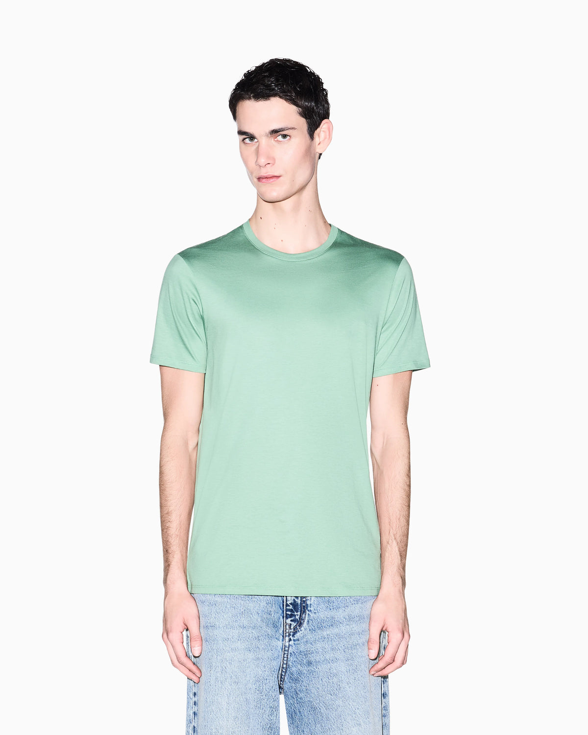 slim fit t-shirt in Pima cotton jersey