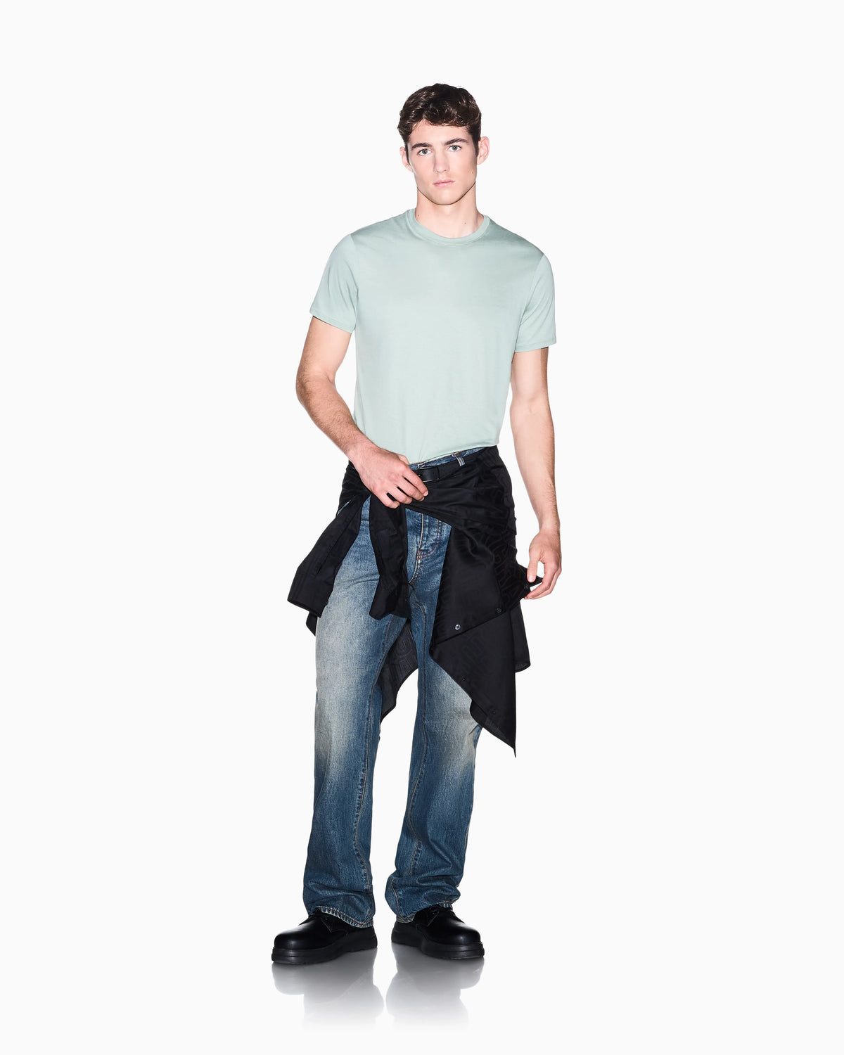 slim fit t-shirt in Pima cotton jersey