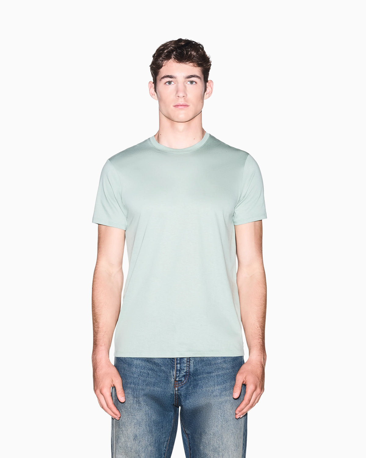 slim fit t-shirt in Pima cotton jersey